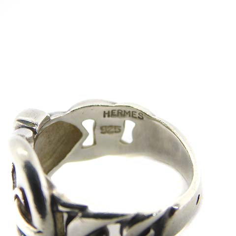 エルメス HERMES ブックルセリエベルトモチーフリングヴィンテージ 