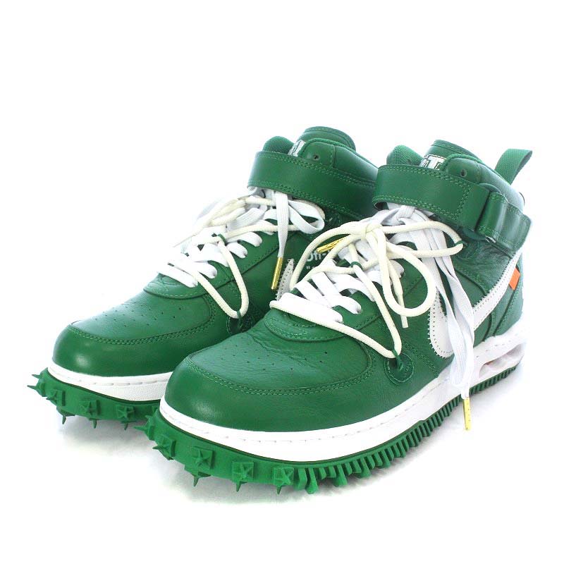 ナイキ NIKE Off-White × Nike Air Force 1 Mid SP LTHR Pine Green 