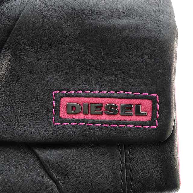 未使用品　DIESEL ディーゼル 長財布 ブラック　現行型　ビッグロゴ DIESEL ディーゼル 長財布 ブラック Dロゴ - メルカリ