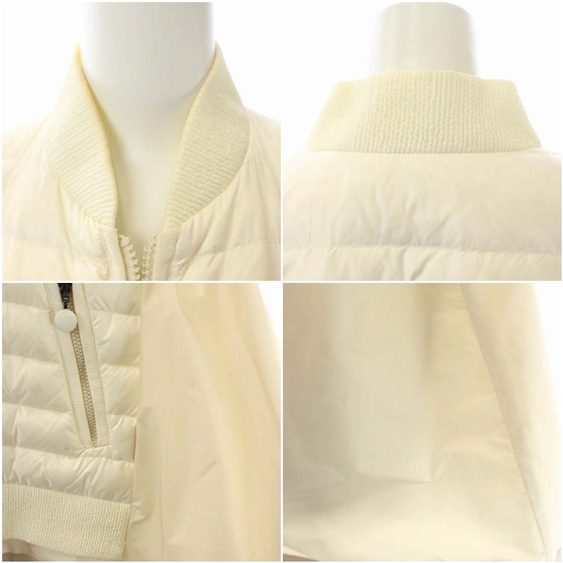 MONCLER ARLETTE GILET ジレ ベスト フレア ホワイト 【公式通販】