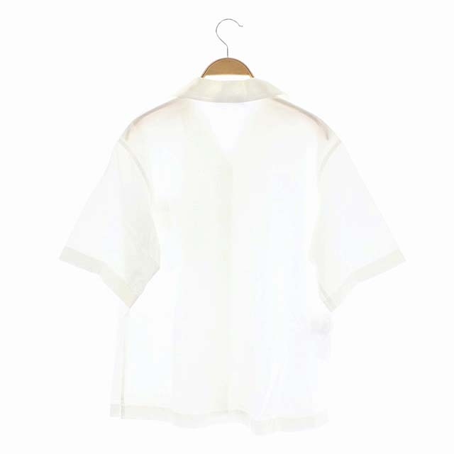 プラダ PRADA トライアングルロゴポケット開襟シャツ 半袖 前開き  