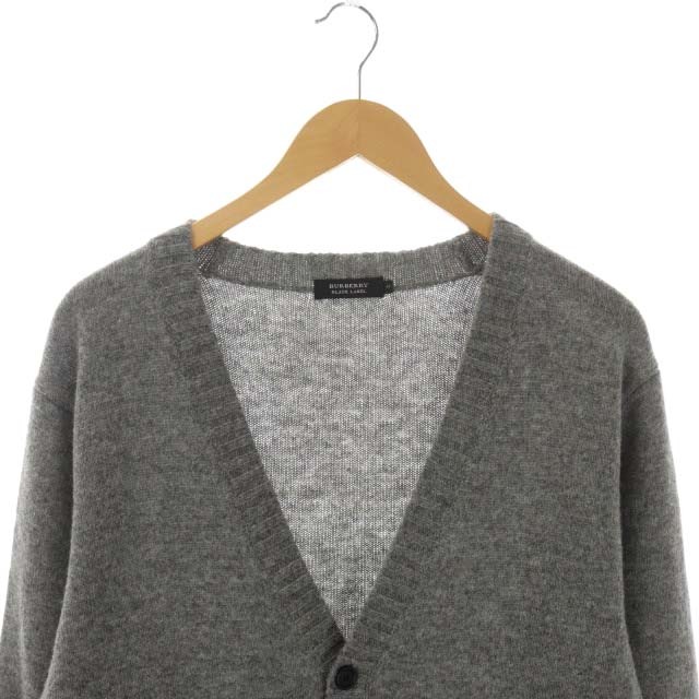 バーバリー ブラックレーベル ノルディック柄 Vネック ニット 薄手 雪柄 バーバリーブラックレーベル BURBERRY BLACK LABEL ウール
