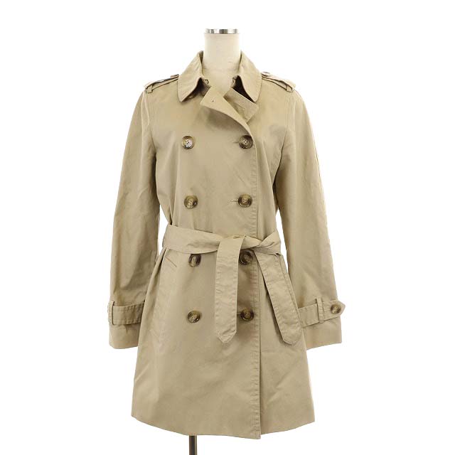 コーチ COACH トレンチコート スプリングコート ダブル ミドル丈  