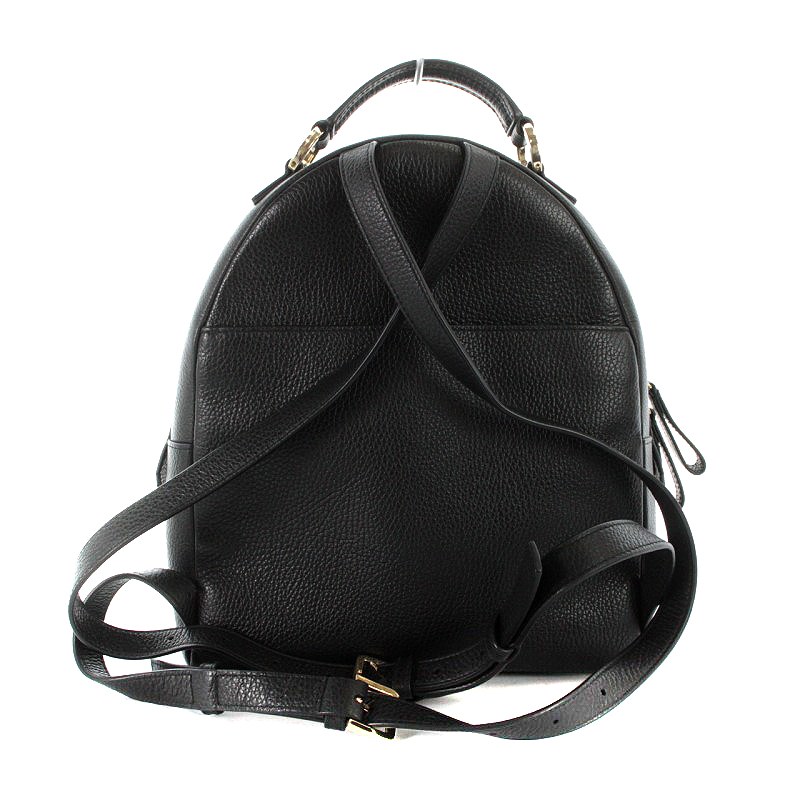 フルラ FURLA リュックサック デイパック レザー 黒 ブラック /AK4  