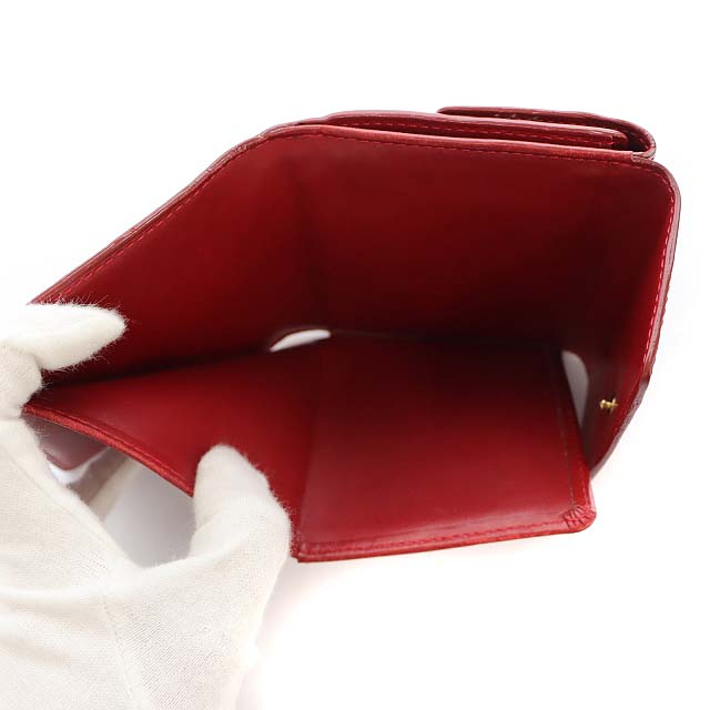 ルイヴィトン LOUIS VUITTON ヴェルニ ポルトモネ ビエ カルト