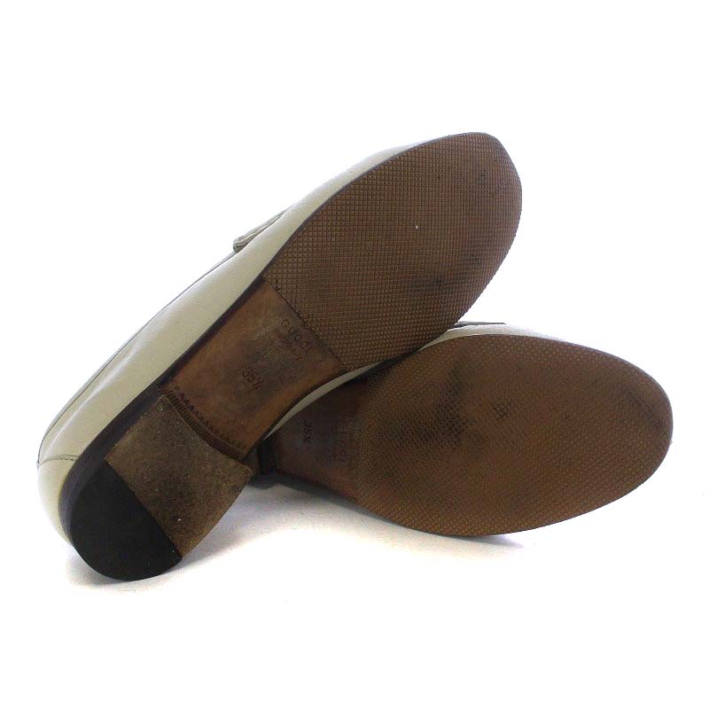GUCCI イエロー マスタード スエード ローファー 35 1/2 - 靴