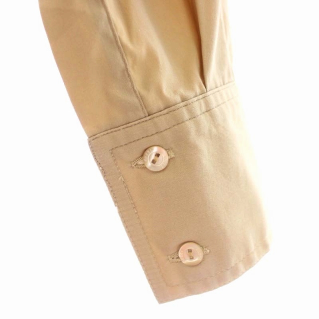 グッチ GUCCI コットンシャツ 長袖 ストレッチ 38 ベージュ GUCCI（グッチ） 経堂) スリム コットン シャツ 307656 ベージュ