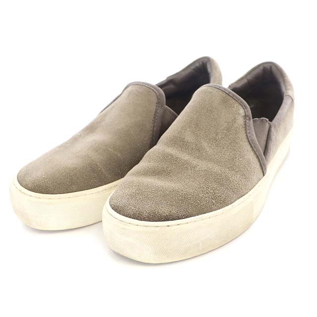 アグ UGG スリッポン スニーカー スエード USA7 24.0cm ベージュ 