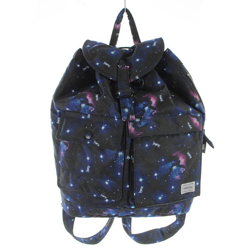 ポーター PORTER 吉田カバン X-girlコラボ 宇宙柄 リュックサック ロゴ  