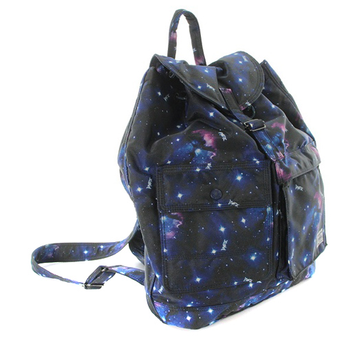 ポーター PORTER 吉田カバン X-girlコラボ 宇宙柄 リュックサック ロゴ 