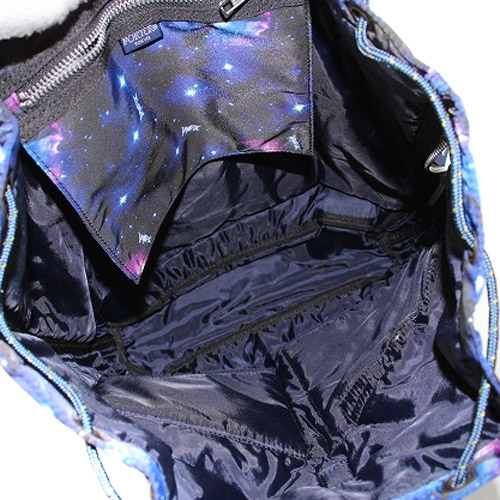 ポーター PORTER 吉田カバン X-girlコラボ 宇宙柄 リュックサック ロゴ  