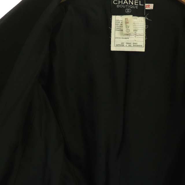 シャネル CHANEL ダブルボタンジャケット ココマーク 金ボタン 総裏地  