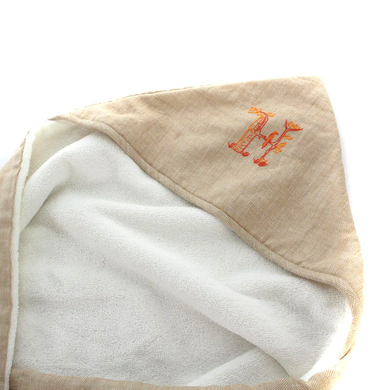 エルメス HERMES キッズ おくるみ ブランケット リネン ベビー用品 