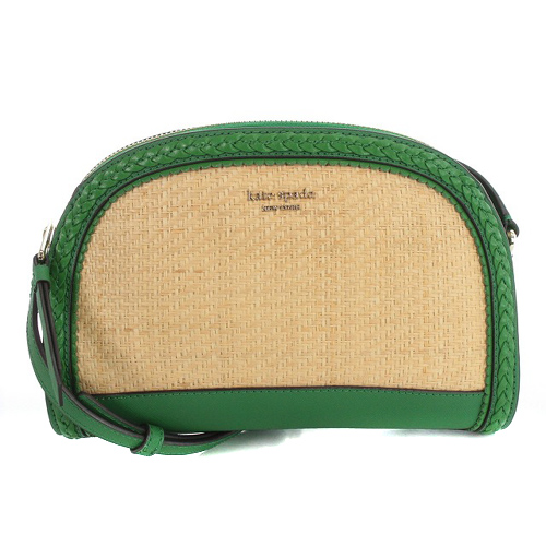 未使用品 ケイトスペード KATE SPADE reiley straw dome crossbody 
