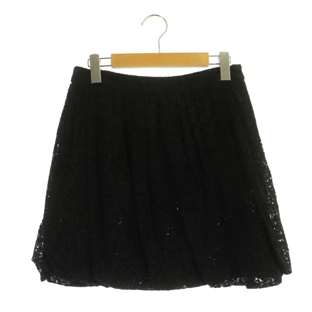 ミュウミュウ miumiu タックレーススカート バルーンスカート ミニ 38  