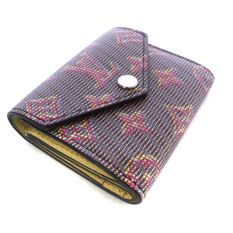 レア品】ルイヴィトン ゾエ LVポップ M68673 三つ折り財布 レディース  