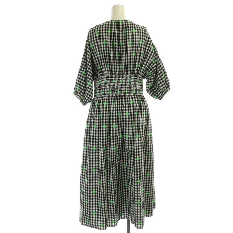新品ケイトスペード ギンガムチェックワンピース ケイトスペード KATE SPADE Gingham Voile Midi Dress ギンガム