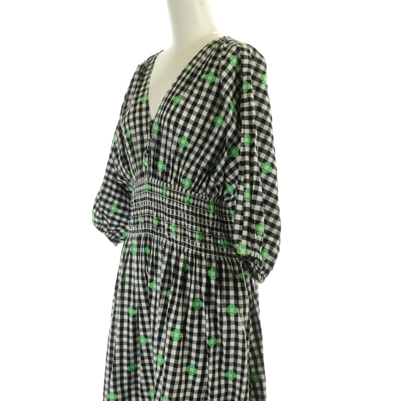 ケイトスペード KATE SPADE Gingham Voile Midi Dress ギンガム