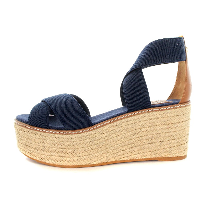 トリーバーチ TORY BURCH サンダル エスパドリーユ ウェッジソール 7.5 