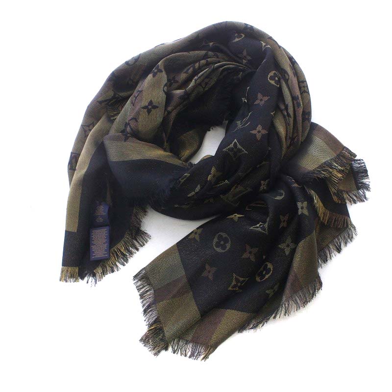 ルイヴィトン LOUIS VUITTON ショール モノグラム ソー シャイン  