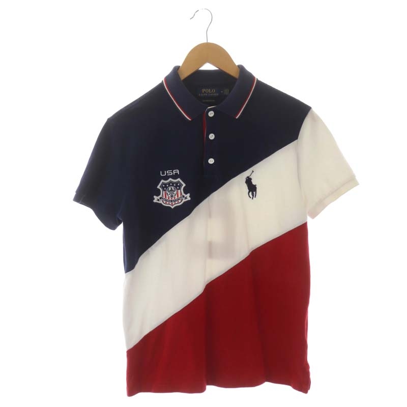 ポロ ラルフローレン POLO RALPH LAUREN USAワッペン ポロシャツ 半袖 