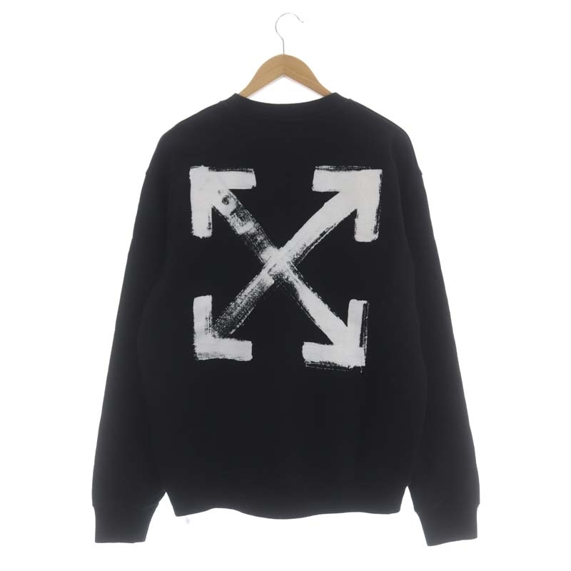 オフホワイト OFF WHITE 22AW ペイント ロゴ スウェット トレーナー 