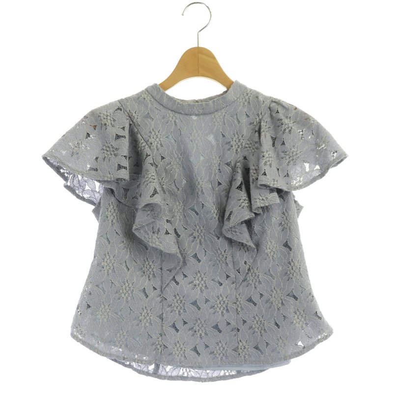ハーリップトゥ Her lip to Foral Lace Ruffled Top トップス ブラウス 