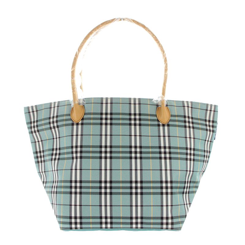未使用 BURBERRY BLUELABEL バーバリー チェック トートバッグ