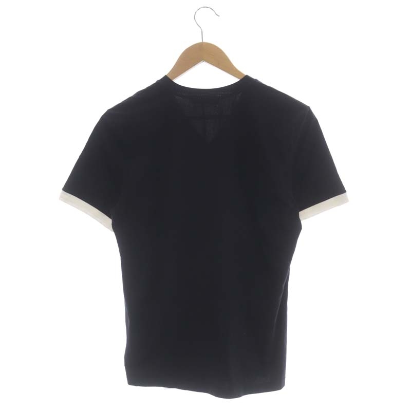 プラダ PRADA ラバーロゴポケットVネックTシャツ カットソー 半袖 プル 
