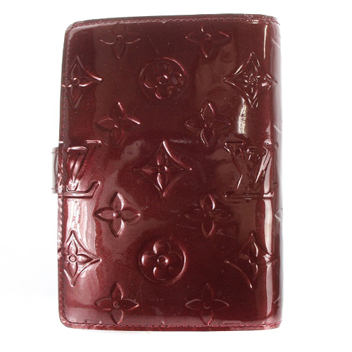 ルイヴィトン 手帳カバー ヴェルニ 赤 Louis Vuitton 美品※1〜2日発送