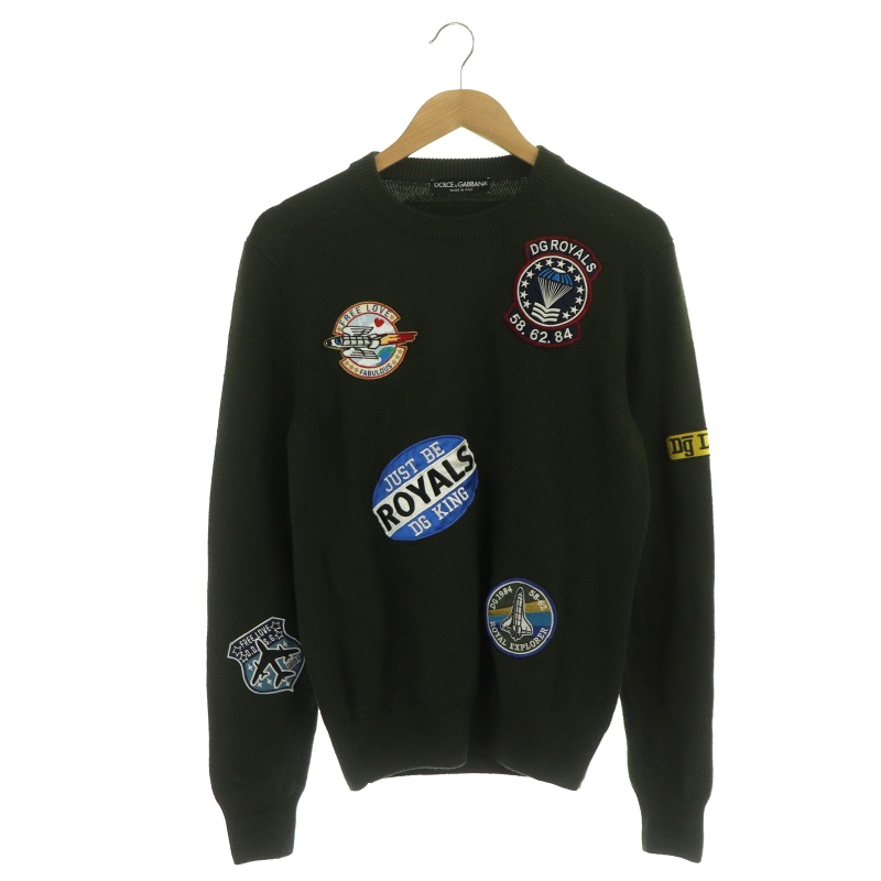 ドルチェ&ガッバーナ ドルガバ DOLCE&GABBANA ワッペンクルーネック  