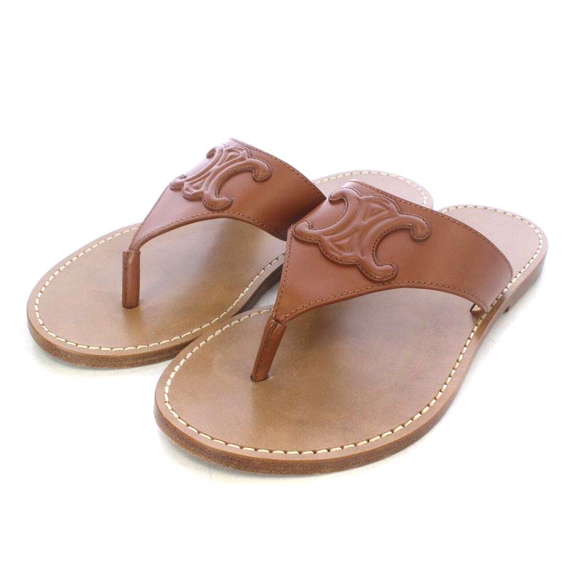 期間限定値下げ！着用3時間⭐︎CELINEサンダル42美品⭐︎ 楽しく 