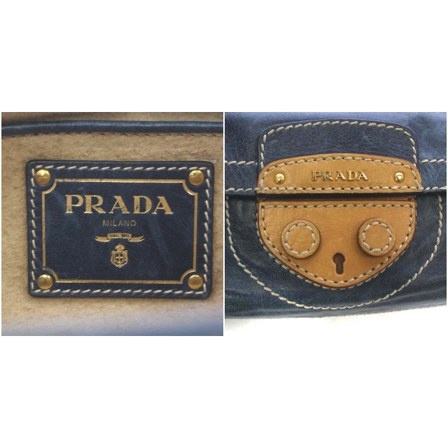 プラダ PRADA VITELLO SHINE チェーンショルダーバッグ ワン