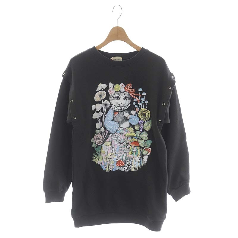 グッチ GUCCI × ヒグチユウコ キャットプリント 2WAY スウェット 