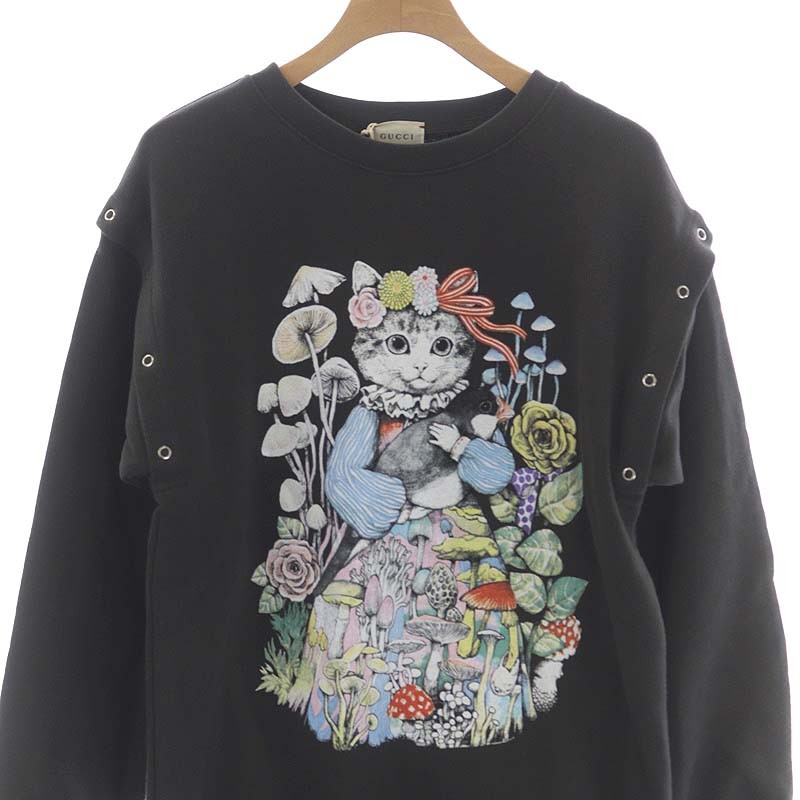 グッチ GUCCI × ヒグチユウコ キャットプリント 2WAY スウェット
