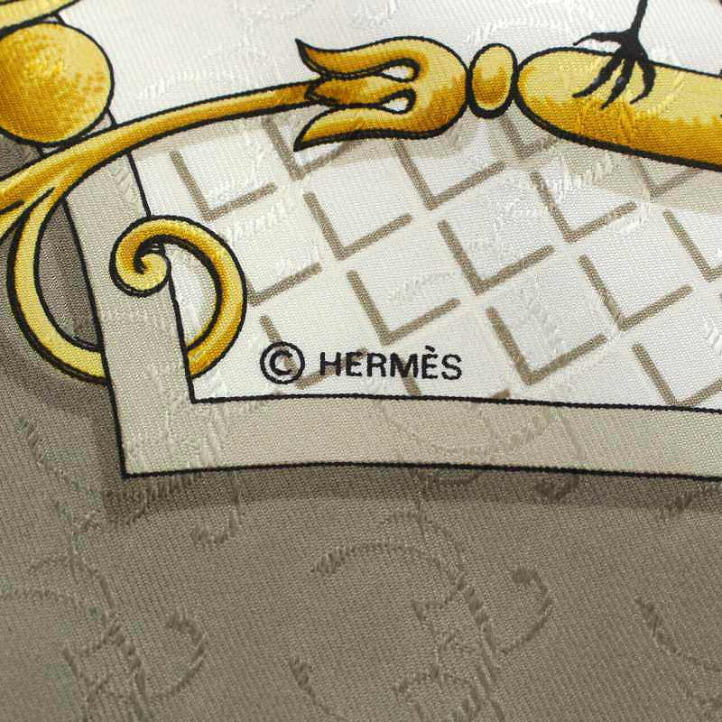 エルメス HERMES カレ90 la cle des champs スカーフ シルク 絹