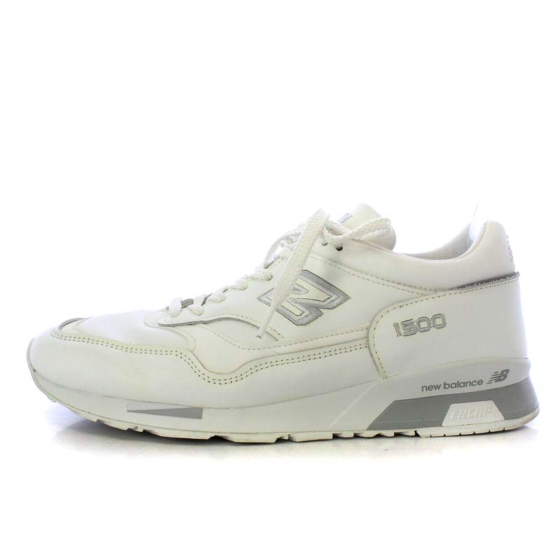ニューバランス NEW BALANCE M1500WHI スニーカー ローカット レザー 