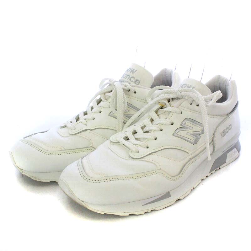 ニューバランス NEW BALANCE M1500WHI スニーカー ローカット レザー 
