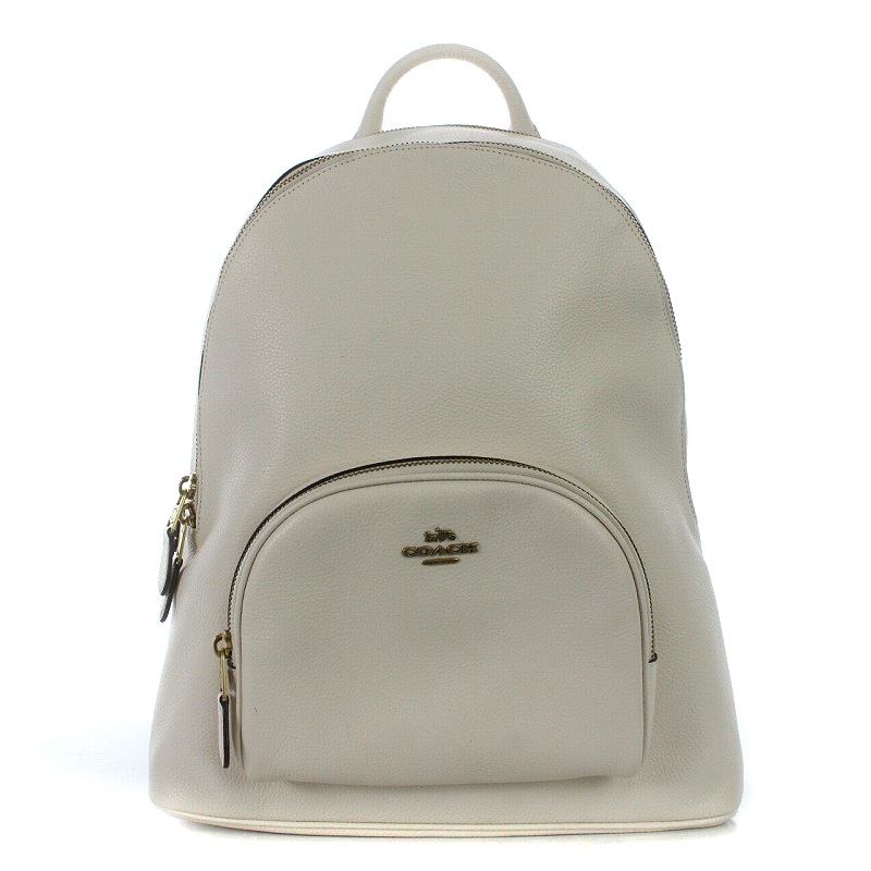 コーチ COACH リュックサック デイパック レザー 白 ホワイト /AK5 