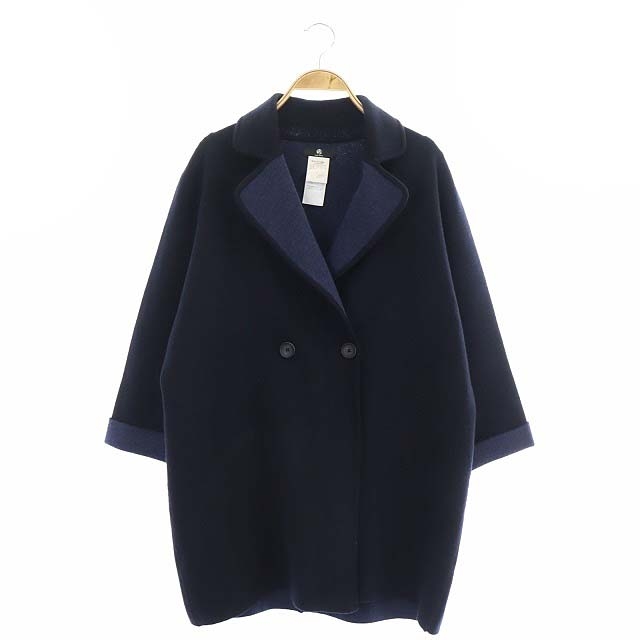 ピーエスポールスミス PS Paul Smith ウール ニットコート ダブル 