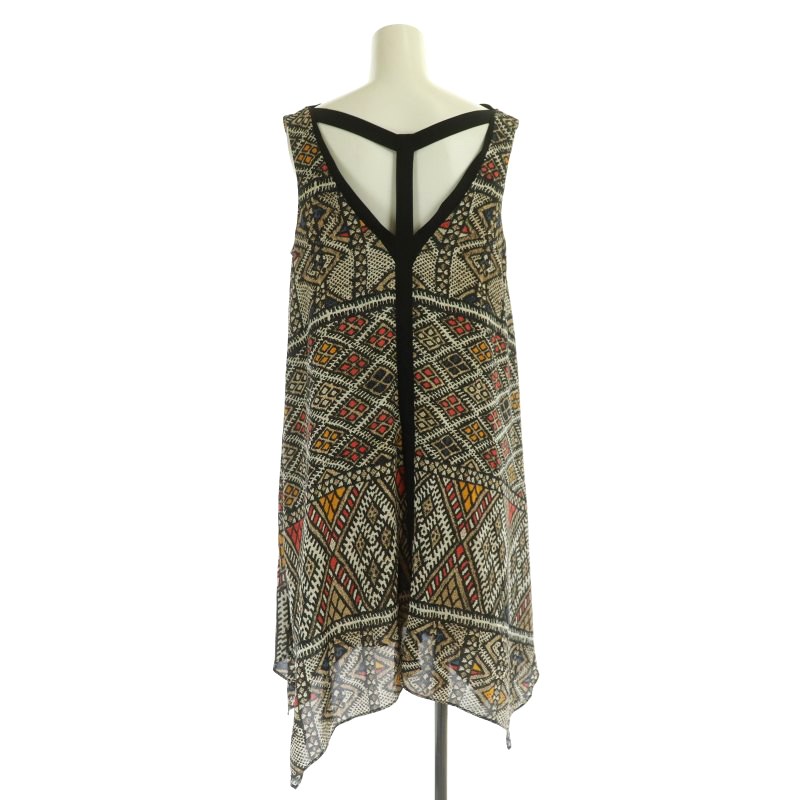 ビーシービージーマックスアズリア BCBGMAXAZRIA 刺繍プリント  