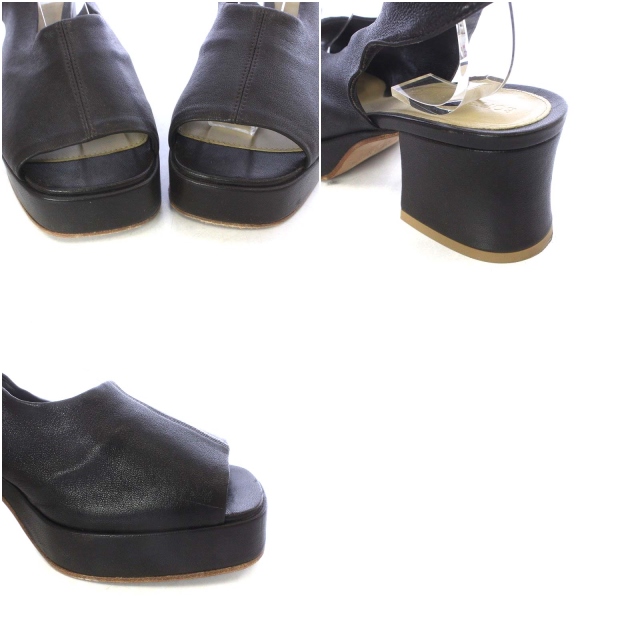 ボッテガヴェネタ BOTTEGA VENETA サンダル スリングバック チャンキー 