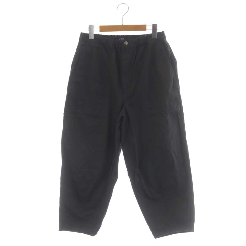 【美中古】パープルレーベル　リップストップワイドクロップドフィールドパンツ 美中古】パープルレーベル リップストップワイドクロップド