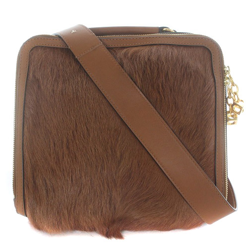 トリーバーチ TORY BURCH ARTHUR FUR BRIEFCASE ハンドバッグ 