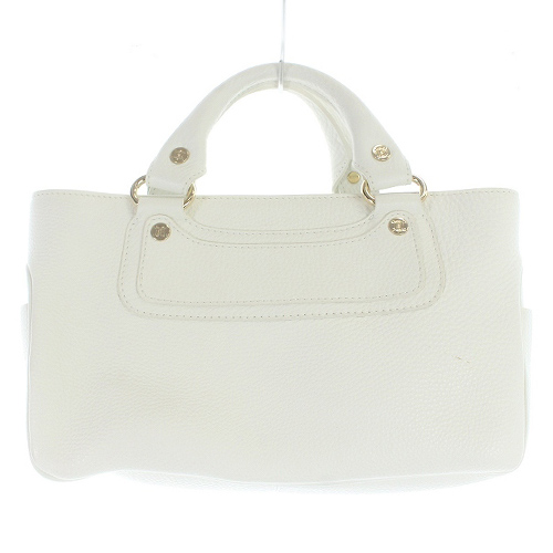 セリーヌ CELINE ブギーバッグ ハンドバッグ レザー トートバッグ 白  