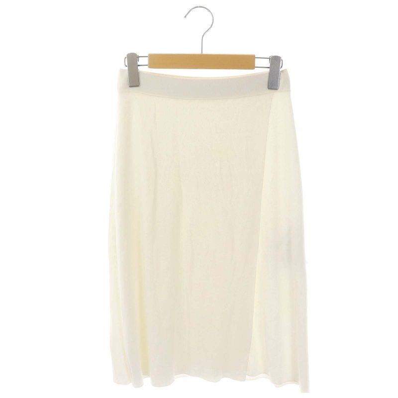 セオリーリュクス theory luxe TAHIAリブニットスカート フレア ラップ  