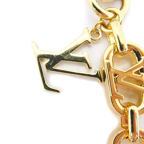 ルイヴィトン LOUIS VUITTON チェーンマイ LV チェーン ゴールド色