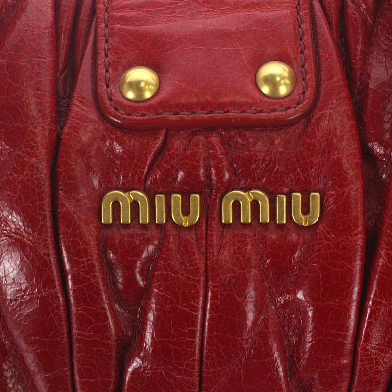 ミュウミュウ miumiu マテラッセ トートバッグ ショルダーバッグ 2way  
