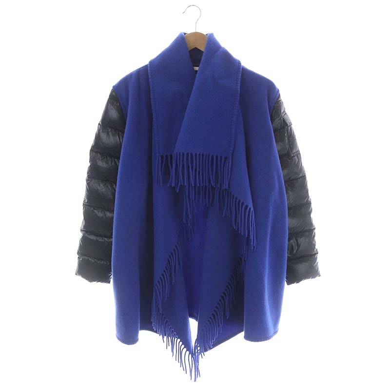 モンクレール MONCLER MANTELLA ウール×ダウン ショールデザイン 