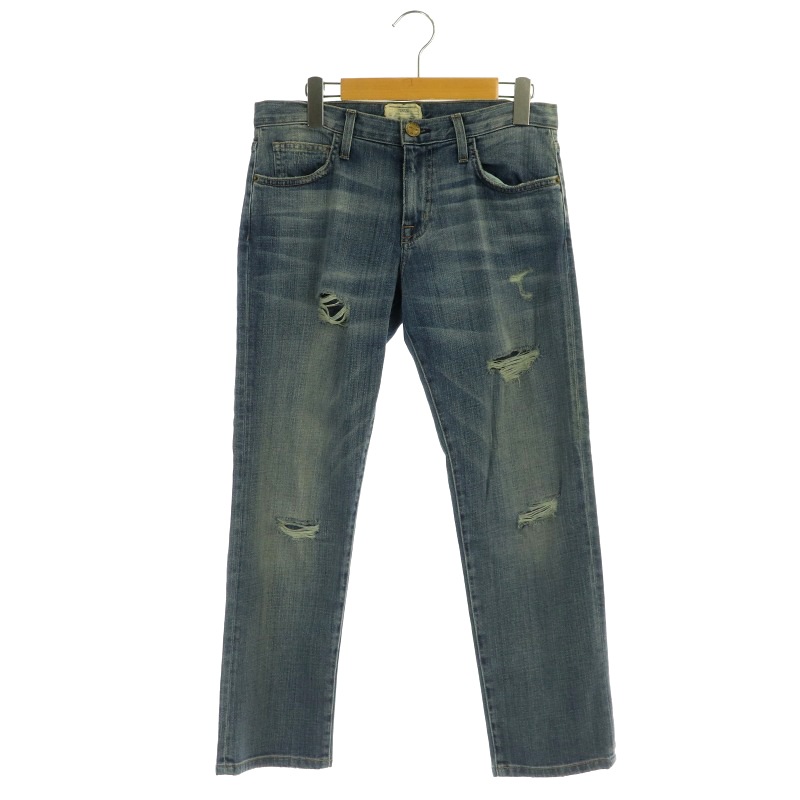 カレントエリオット CURRENT ELLIOTT ダメージ加工デニムパンツ 